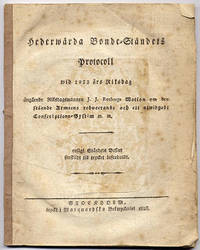Hederwärda bonde-ståndets protocoll wid 1823 års…