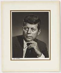 Portrait photograph of John F. Kennedy by Yousuf KARSH - 1960 - from Between the Covers- Rare Books, Inc. ABAA (SKU: 88164)