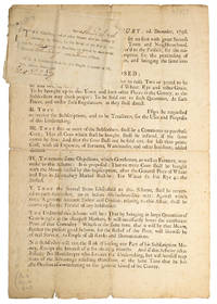 A laudable Scheme... for the relief of the poor...for the purchase of Wheat and Rye in large quantities