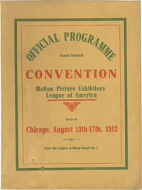 Original program for the Second National Convention of the Motion Pictures Exhibitors League of America, 1912