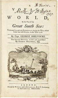 [古書] Shelvocke: A Voyage Round The World A Voyage Round the World, by the Way of the Great South Sea