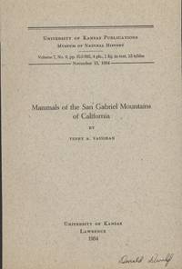 image of Mammals of the San Gabriel Mountains of California