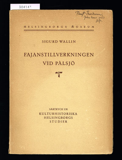 Fajanstillverkningen vid Pålsjö. Enligt…