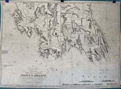 A Chart of the North, West and South Coasts of Ireland from Bengore Head to the Saltee Islands; with Enlarged Plans of the Principal Harbours, Roadsteads, &c. Constructed and Drawn from the most approved Observations and Surveys