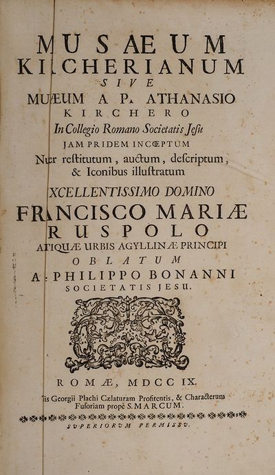 Musaeum Kircherianum By Kircher Athanasius Bonnani Filippo Search For Rare Books Abaa Musaeum Kircherianum By Kircher Athanasius Bonnani Filippo Search For Rare Books Abaa
