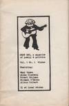 WEST END: A Magazine of Poetry & Politics - Vol. 1 No. 1 Winter 1971