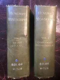 Selections From The Hengwrt MSS. Preserved In The Peniarth Library VOL I. Y SEINT GREAL, Being The Adventures Of King Arthur's Knights Of The Round Table, In The Quest Of The Holy Greal. And On Other Occasions. VOL. II. Containing Cameu Charlymaen, Purdan Padric, Buchedd Meir Wyry, Evengyl Nicodemus, Etc. Two Volume Set by Rev. Robert Williams Edited With A Translation And Continued by Rev. G. Hartwell Jones - First English Edition - 1876 - from Three Geese In Flight Celtic Books (SKU: 9000112)