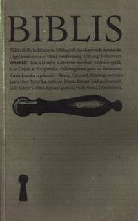 Biblis N:r 2. 1998. Tema: Americana.