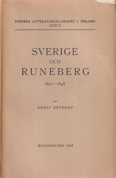 Sverige och Runeberg 1830-1848.