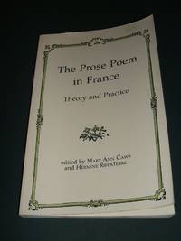 image of The Prose Poem in France Theory and Practice