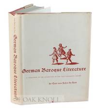 GERMAN BAROQUE LITERATURE, A CATALOGUE OF THE COLLECTION IN THE YALE UNIVERSITY LIBRARY