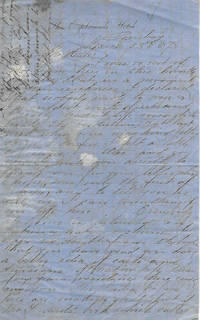 Autograph Letter Signed, Bombay, March 23, 1874, to a Mr. Hale