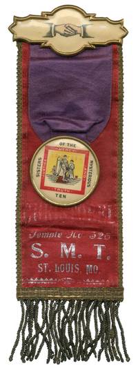 [African-American Sororal Order Badge]: Sisters of the Mysterious Ten: Justice, Mercy and Truth. Christobel. Temple No. 326. S. M. T. St. Louis, Mo
