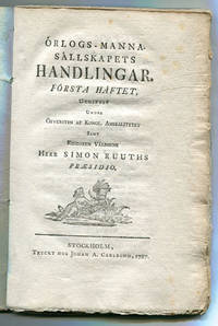 Örlogs-manna-sällskapets handlingar. Första…