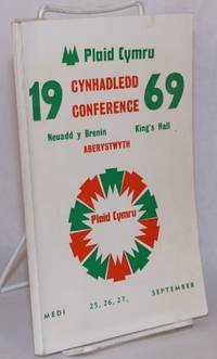 image of Rhaglen cynhadledd 1969, The 1969 conference programme