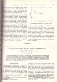 YANG-MILLS THEORY: Conservation of Isotopic Spin and Isotopic Gauge Invariance (Physical Review:...