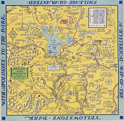 Spokane, WA: Lindgren Brothers, 1948. Pictorial color map Linen backed. Near fine. Charming illustra...