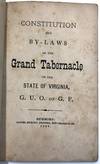 Constitution and By-Laws of the Grand Tabernacle of the State of Virginia, G. U. O. of G. F.