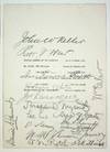 SIGNED BY 18 NOTABLES. Dinner in Honor of Doctor A. Jacobi on the Seventieth Anniversary of his birthday, Saturday, May the fifth,, nineteen hundred, at Delmonico's [original 3-leaf program/menu], TOGETHER WITH Proceedings and Addresses at the Complimentary Dinner Tendered to Dr. A. Jacobi on the Occasion of the Seventieth Anniversary of His Birthday, May 5, Nineteen Hundred, TOGETHER WITH "Festschrift" in Honor of Abraham Jacobi, M.D., LL.D., to Commemorate the Seventieth Anniversary of His Birth, May Sixth, 1900