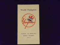 World Champions. Yankees Roster and Itinerary Spring Training 1952.