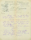 ALS from P. Legrain (16 Rue Beauregard, Paris), Feb. 27, 1918