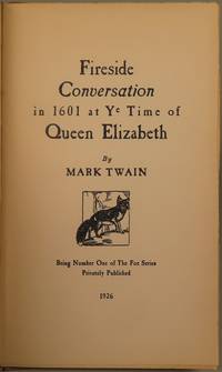 image of Fireside Conversation in 1601 at Ye Time of Queen Elizabeth