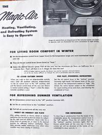 Ford Motor Company Brochure for Magic-Air Heating and Air Conditioning.