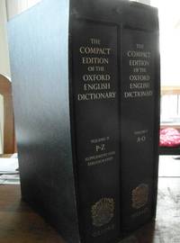 The Compact Edition Of the Oxford English Dictionary