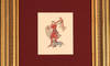 A Medieval 12th Century Illustration of a French Hunter, His Dog, and Their Catch: A Hare