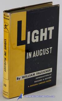 Light in August (Modern Library #88.5) by FAULKNER, William - [c.1954]