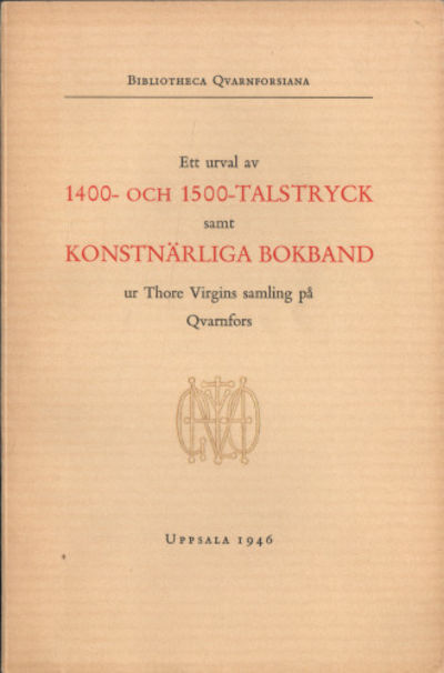 ETT URVAL AV 1400- OCH 1500-TALSTRYCK SAMT…