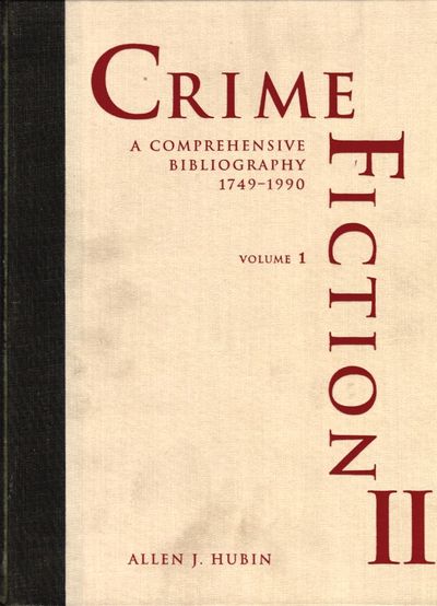 Crime Fiction. A Comprehensive Bibliography.…