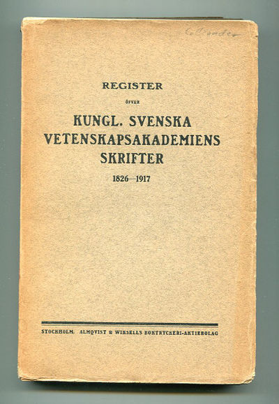 Kungl. svenska Vetenskapsakademiens skrifter…