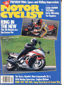 Motorcyclist January 1986 by ed Art - Paperback - First Edition - 1986 - from Parigi Books, ABAA/ILAB (SKU: 23850)