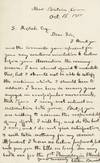 Autograph Letter Signed Discussing a Speaking Engagement and Involvement in “Unpopular Movements,” 1855
