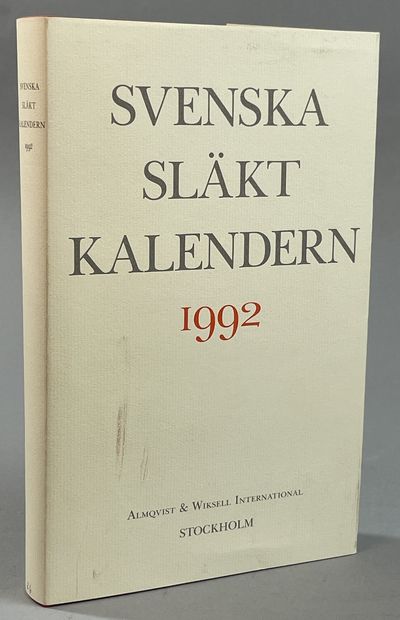 Svenska släktkalendern 1992. Utgiven av Gösta…