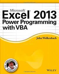 Excel 2013 Power Programming with VBA (Mr. Spreadsheet's Bookshelf)