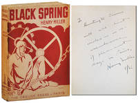 BLACK SPRING - INSCRIBED TO HUNTINGTON CAIRNS