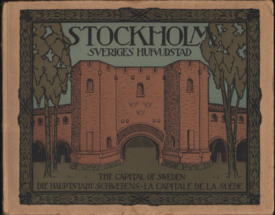 STOCKHOLM SVERIGES HUFVUDSTAD. Två panoramabilder…
