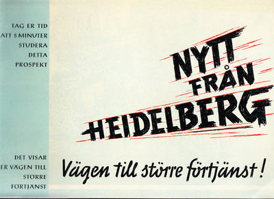 Nytt från Heidelberg. Vägen till större förtjänst…