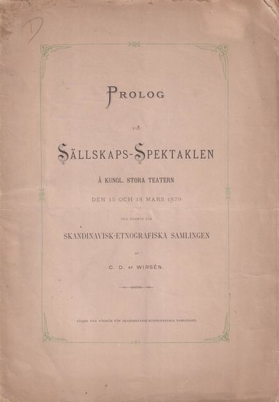 Prolog vid Sällskaps-Spektaklen, å Kungl. Stora…