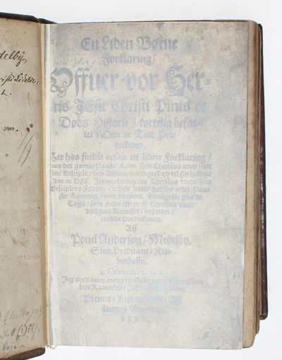 En liden Børne Forklaring, Offuer vor Herris jesu Christi Pinis oc Døds Historie, kortelig befattet i Otte oc Tiue Predickener. Her hos findis ocsaa en liden Forklaring, paa det gamle Paaske lam... Item, huorledis Christus toede sine Disciples Fødder.... (photo 5)