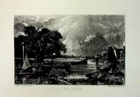 Plate - "River Stour, Suffolk" from English Landscape Scenery. A Series of Forty Mezzotinto Engravings on Steel from Pictures Painted by John Constable, R.A.