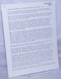 image of Merchandising Evaluation - Lesbian/Gay Freedom Day Committee - 1982