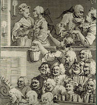 The Laughing Audience. Original etching. 18th Century Impression.