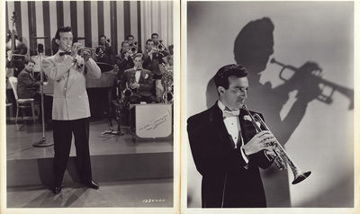 HARRY JAMES AT MGM [1943] Set of 2 photos