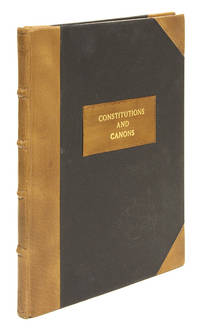 Constitutions and Canons Ecclesiastical. London, 1640 by Church of England - 1683