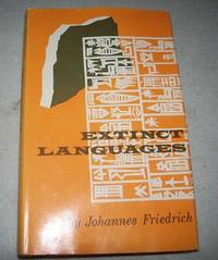 Extinct Languages by Johannes Friedrich - 1957