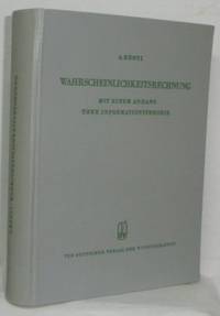 Wahrscheinlichkeitsrechnung. Mit einem Anhang…