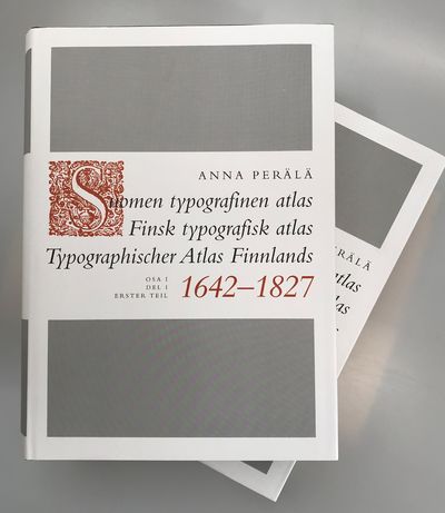 Finsk typografisk atlas 1642-1827. Del I-II.…